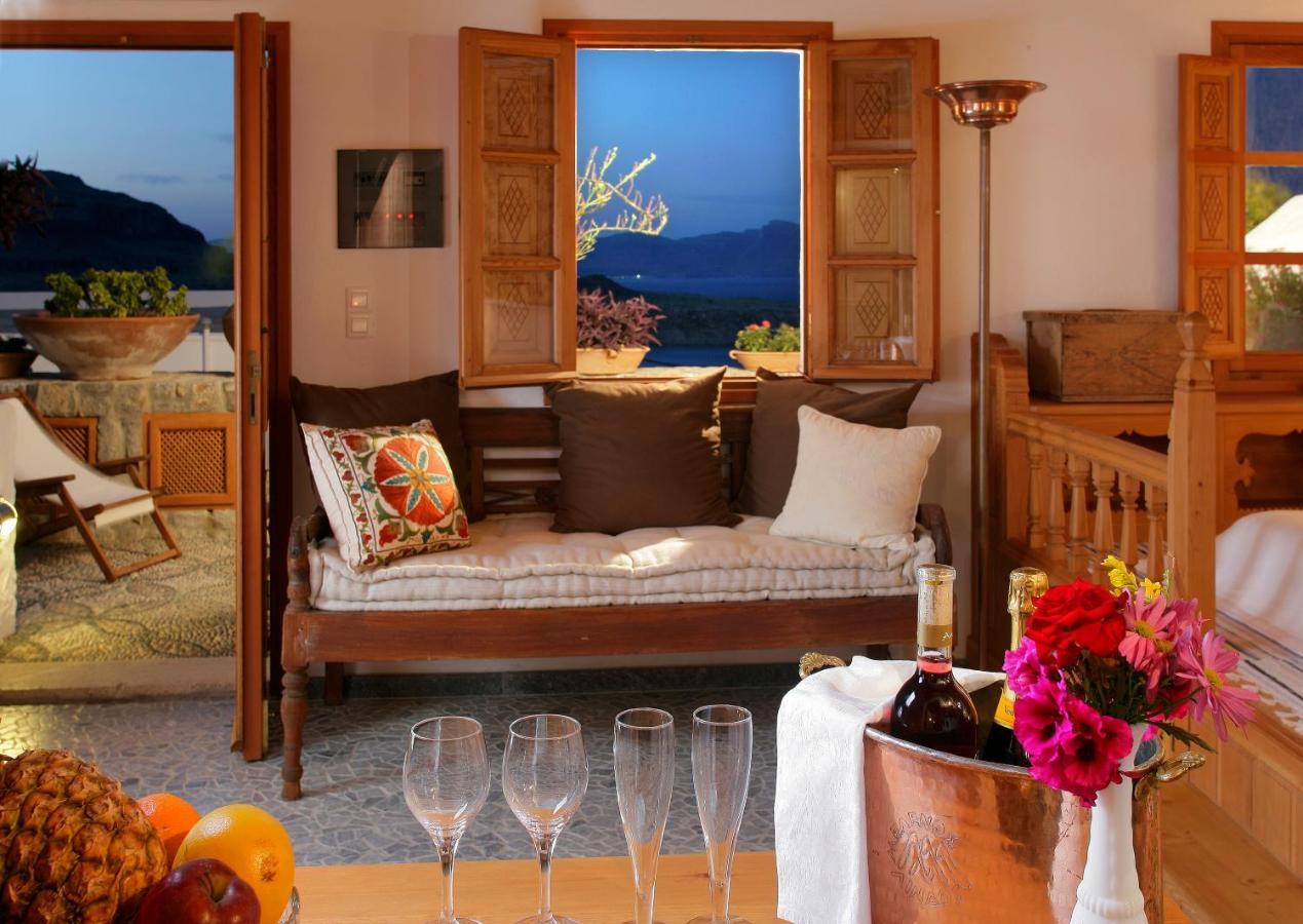 Melenos Art Boutique Hotel Líndos Rom bilde